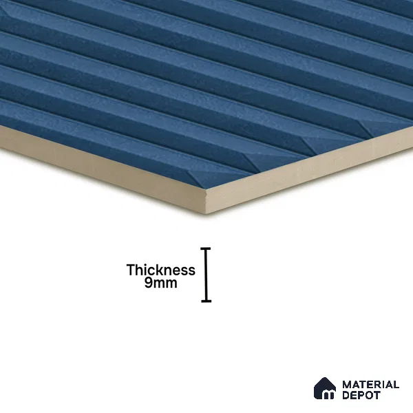 Faux Subway  Tile TL 07241 Crayon 1001 1 ft x 1 ft Ceramic Glossy Finish - 9 mm  | 2 mm Spacer is Mandatory | Please Expect a Slight Variation of Pattern (Sample)